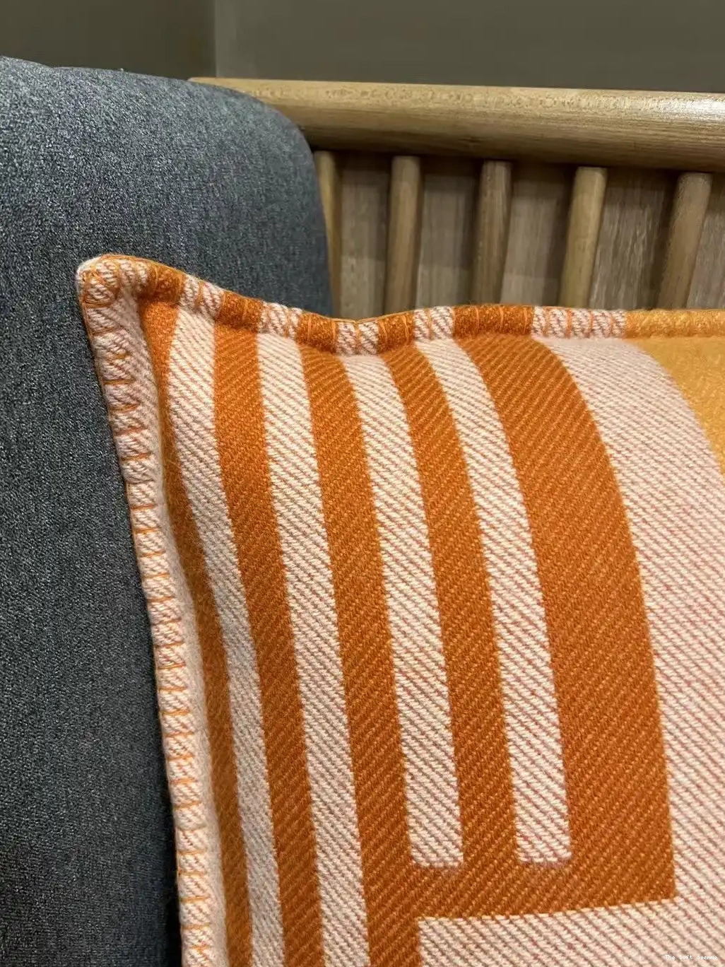 ITHAQUE THROW PILLOW HERMES WOOL 0504